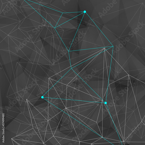 Vector: abstract background with black triangles abstract background with black triangles