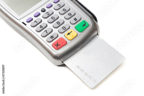 Photo: Credit card terminal Credit card terminal