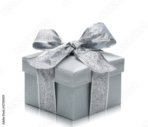 Photo: Silver gift box Silver gift box