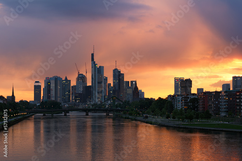 Photo: Frankfurt skyline Frankfurt skyline