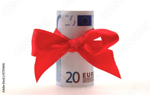 Photo: Euro Rote Schleife Euro Rote Schleife