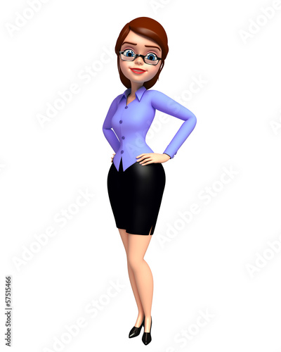 Illustration: Young girl Young girl