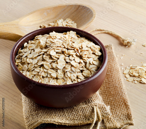 Photo: Oat flakes Oat flakes
