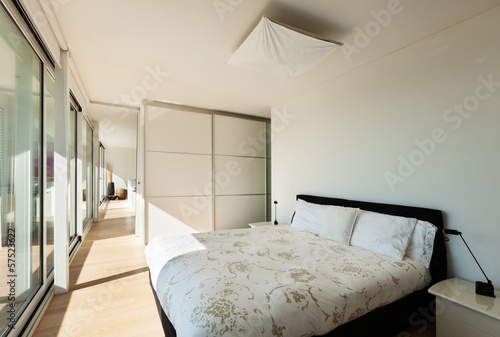 Photo: Modern villa, interior, view from the bedroom Modern villa, interior, view from the bedroom