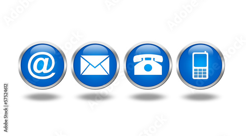 Illustration: Contact Buttons Contact Buttons