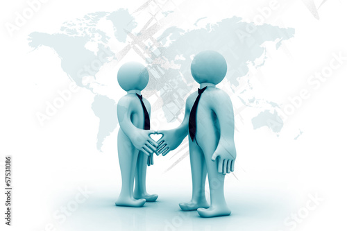 Illustration: business deal business deal