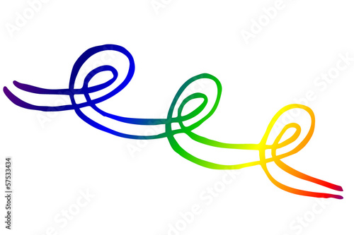 Illustration: farbige Spiralform, Regenbogenfarben... farbige Spiralform, Regenbogenfarben...