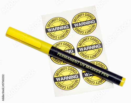Photo: Ultraviolet Security Marker Pen Ultraviolet Security Marker Pen