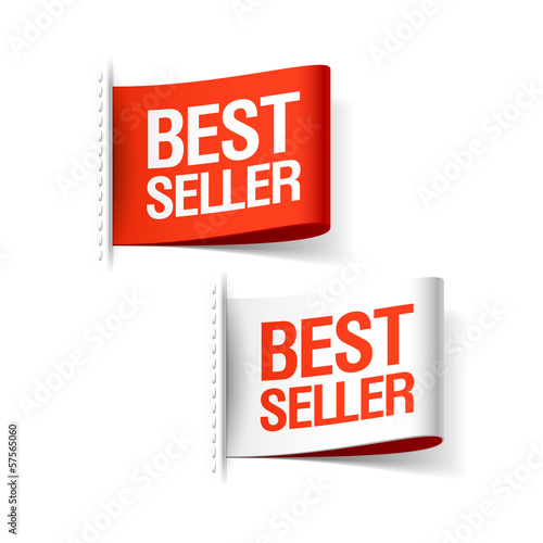 Vector: Bestseller labels Bestseller labels