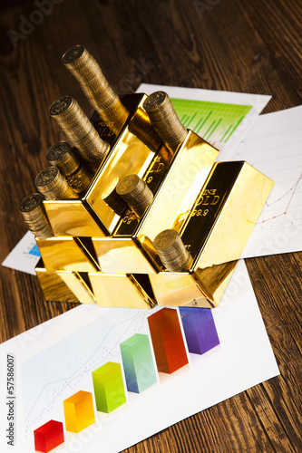 Photo: Gold bars Gold bars
