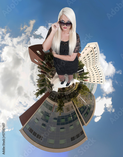 Photo: Woman in Sunglasses Woman in Sunglasses