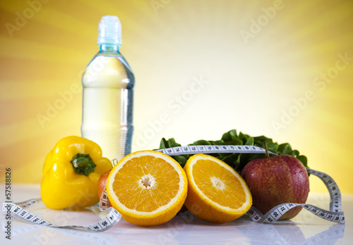 Photo: Fitness Food, diet, Vegetable and sunshine Fitness Food, diet, Vegetable and sunshine