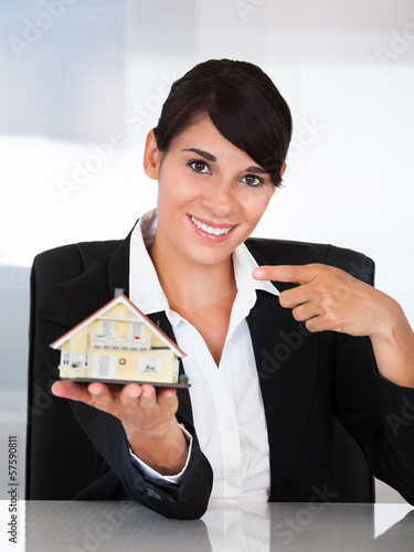 Photo: Businesswoman House Model Businesswoman House Model