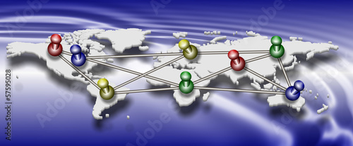 Illustration: World connections World connections