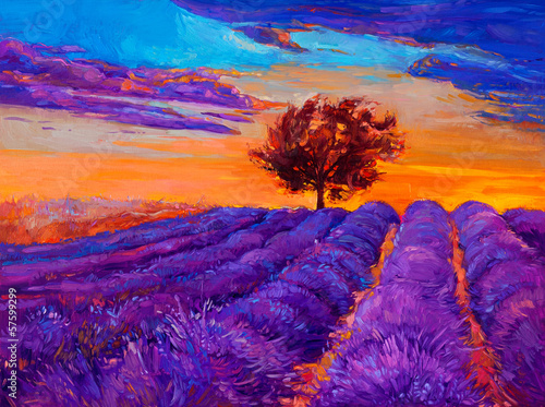 Fototapeta Lavender fields