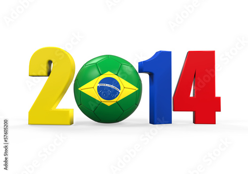 Illustration: Brazil Soccer 2014 Brazil Soccer 2014