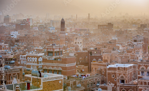 Photo: Panorama of Sanaa, Yemen Panorama of Sanaa, Yemen