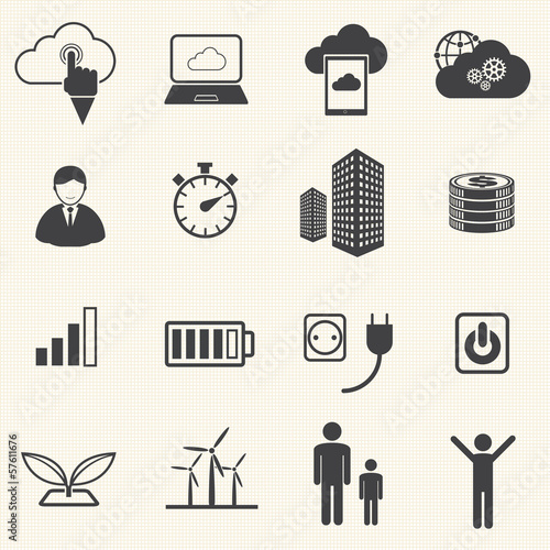 Vector: When using The Cloud. Cloud Computing Explained, Vector When using The Cloud. Cloud Computing Explained, Vector