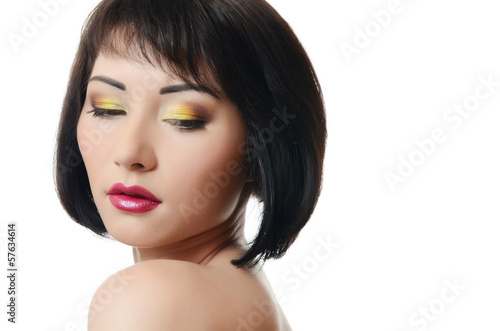 Photo: Portrait of woman with professional make-up Portrait of woman with professional make-up