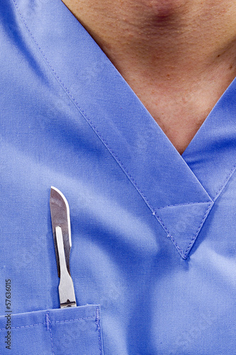 Photo: Scalpel in his pocket Scalpel in his pocket