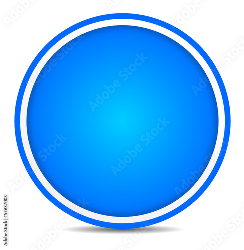 Vector: Schuld rund blau Schuld rund blau