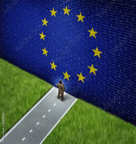 Illustration: Closed European Market Closed European Market