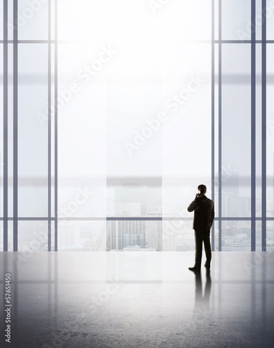 Photo: businessman with phone businessman with phone
