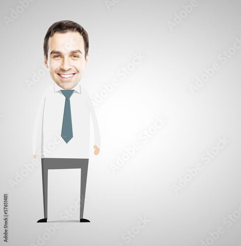Photo: abstract smile businessman abstract smile businessman