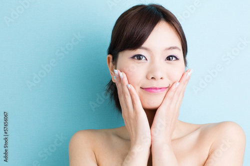 Photo: attractive asian woman skin care image attractive asian woman skin care image