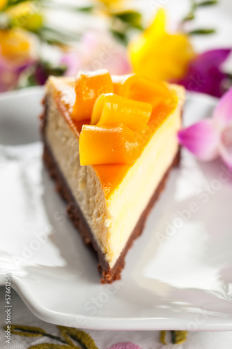 Photo: Mango Cheesecake Mango Cheesecake