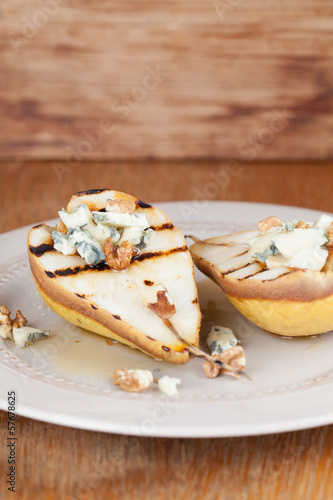 Photo: Grilled pear Grilled pear