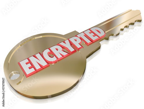 Illustration: Encrypted Key Computer Cyber Crime Prevention Security Encrypted Key Computer Cyber Crime Prevention Security