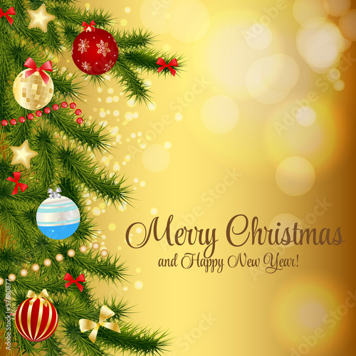 Vector: Abstract beauty Christmas and New Year background. vector illust Abstract beauty Christmas and New Year background. vector illust