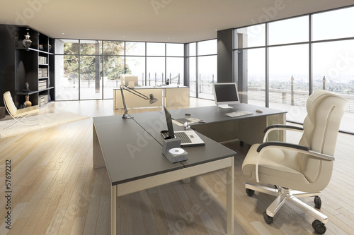 Illustration: Luxury Office Area Luxury Office Area