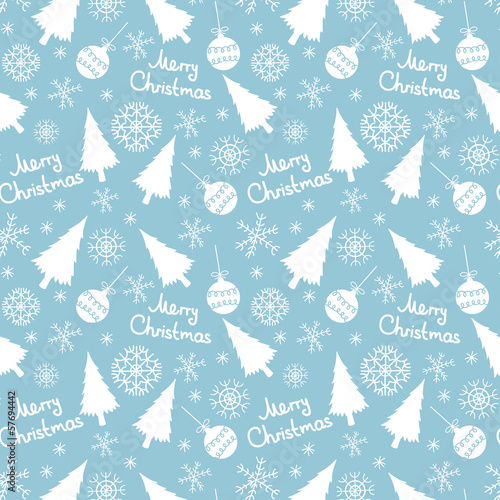 Vector: seamless pattern of christmas elements seamless pattern of christmas elements