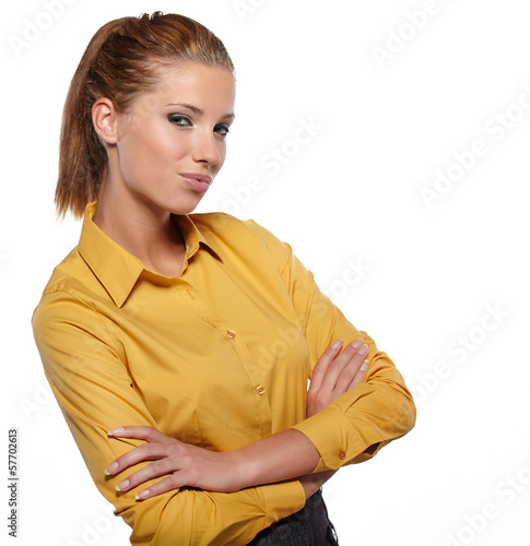 Photo: Business woman portrait . Business woman portrait .