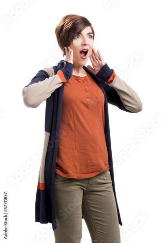 Photo: Astonished woman Astonished woman