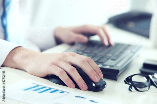 Photo: Working in office Working in office
