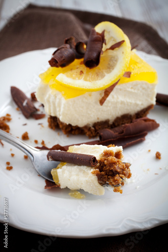 Photo: Lemon cheesecake Lemon cheesecake