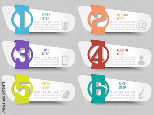 Vector: INFOGRAPHIC NUMBER OPTIONS PROGRESS TEMPLATE NEW STYLE INFOGRAPHIC NUMBER OPTIONS PROGRESS TEMPLATE NEW STYLE