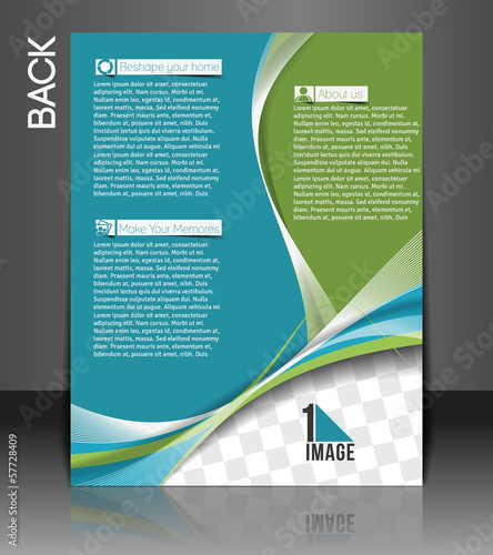 Vector: Interior Decorator Back Flyer Template Interior Decorator Back Flyer Template