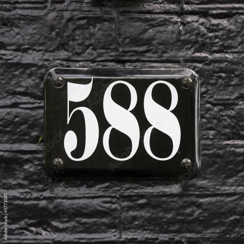 Photo: Number 588 Number 588