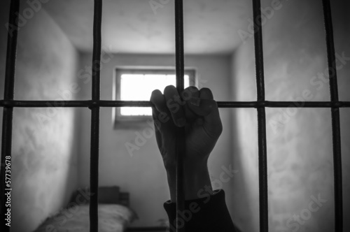 Photo: hand of a prisoner hand of a prisoner