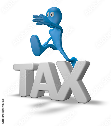 Illustration: tax jump tax jump