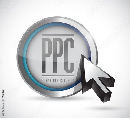 Illustration: pay per click button illustration design pay per click button illustration design
