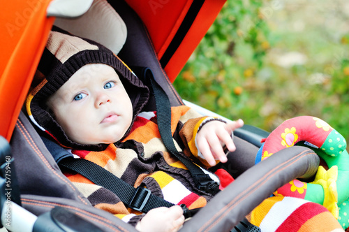 Photo: sweet baby in the stroller sweet baby in the stroller