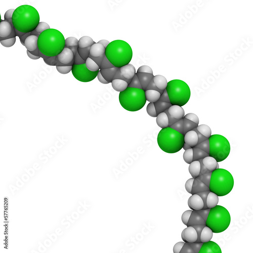 Illustration: Neoprene (polychloroprene) synthetic rubber, chemical structure Neoprene (polychloroprene) synthetic rubber, chemical structure