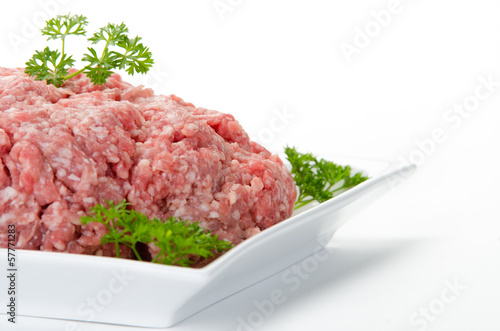 Photo: Hackfleisch close-up Hackfleisch close-up