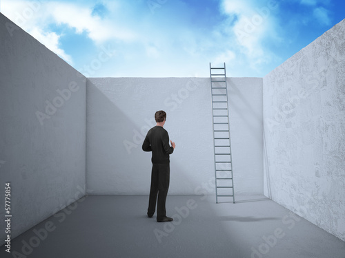 Photo: solution and opportunity concept solution and opportunity concept
