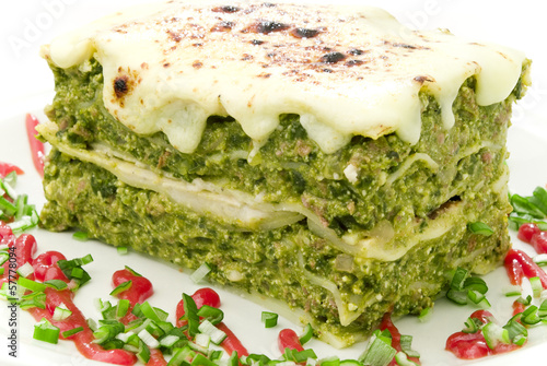 Photo: vegetarian lasagna vegetarian lasagna